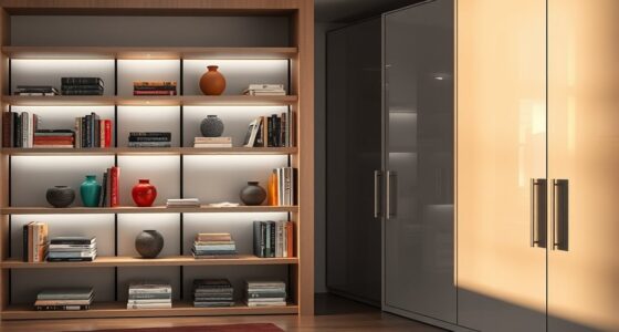 shelves open or closed