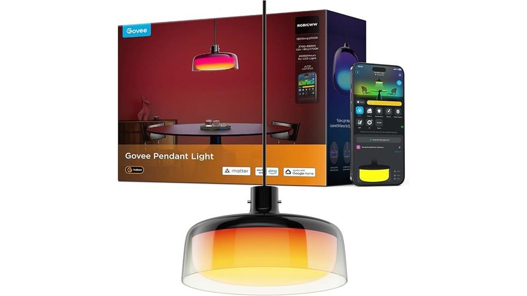 smart rgbic kitchen pendant
