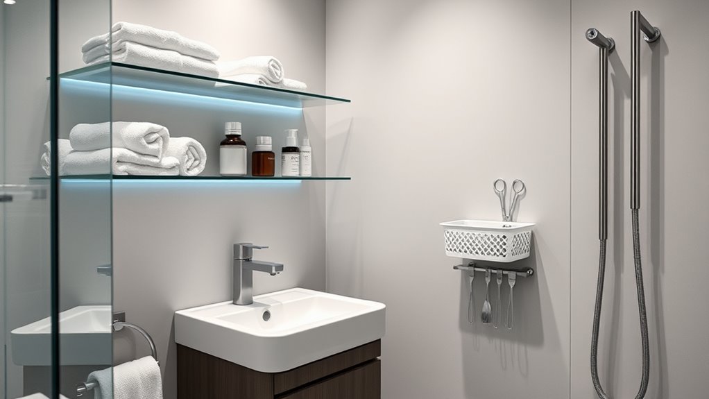 smart small bathroom organization