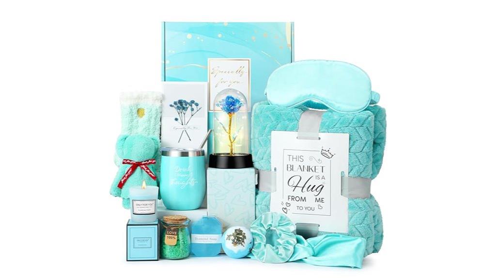 spa themed birthday gift basket