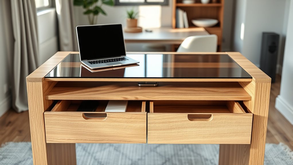 space saving hidden storage