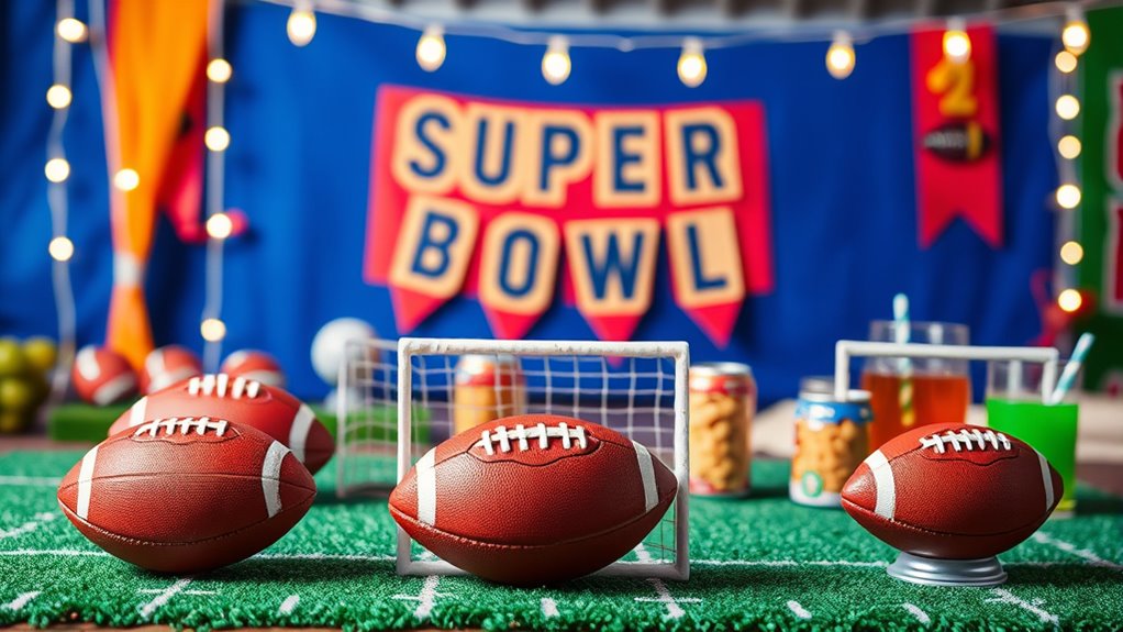 sporty miniature decor items