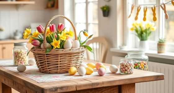 spring bright easter decorations