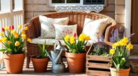 spring porch decorating ideas