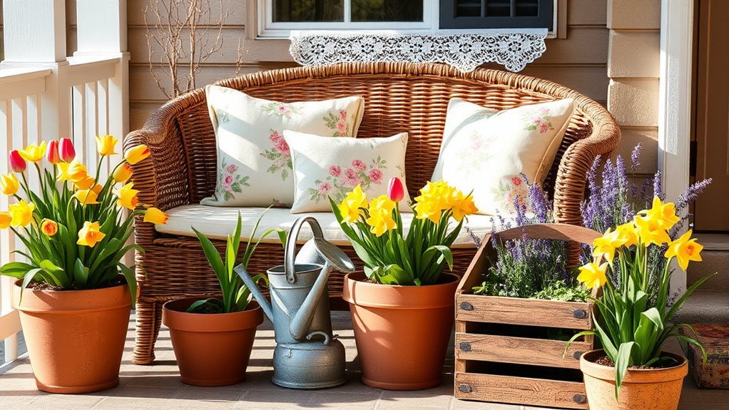spring porch decorating ideas