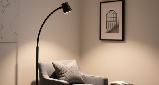 stylish arc lamps for small spaces