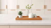 stylish clutter free counter decor