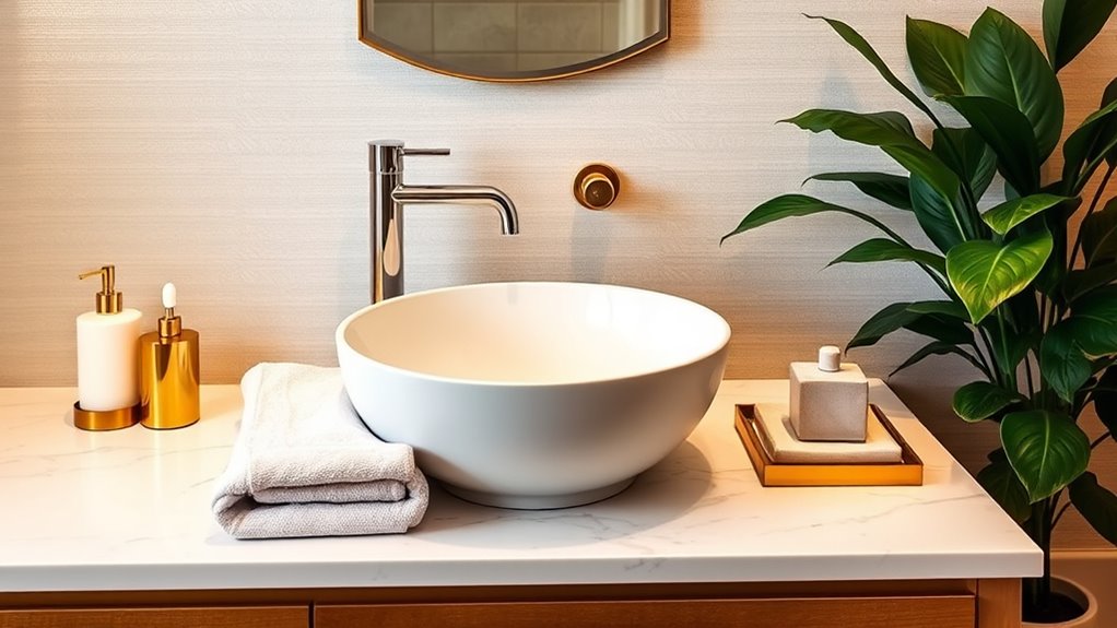 stylish removable bathroom updates