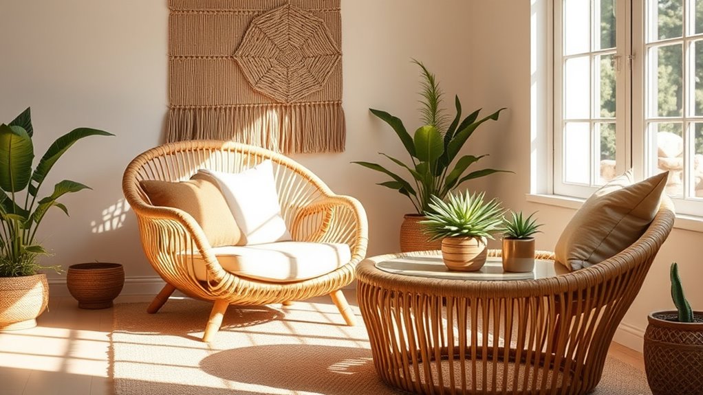 sustainable artisan woven accents