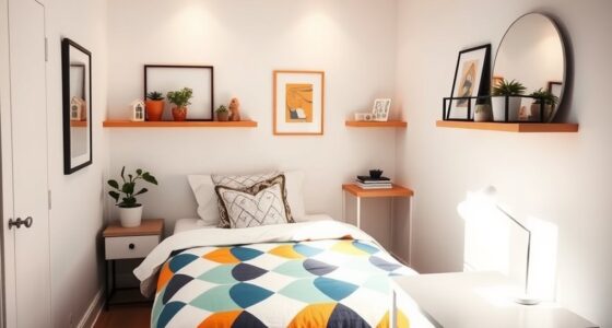 tiny room bold decor