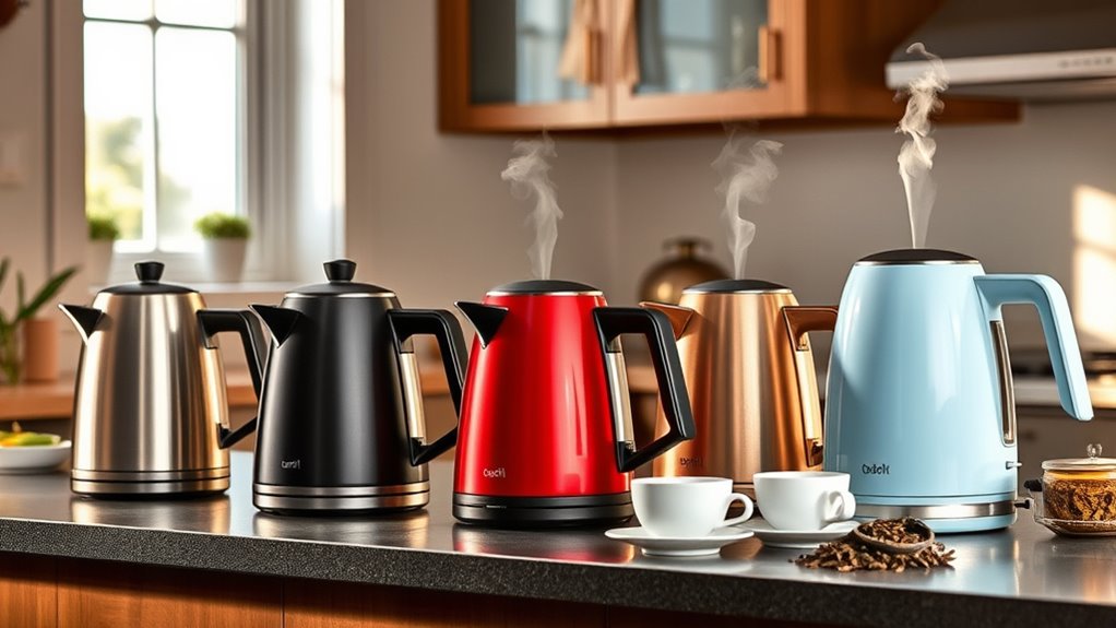 top electric kettles with adjustable temperature