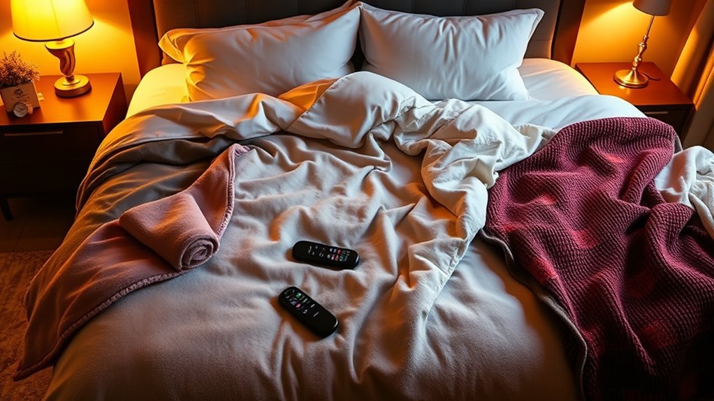 top king size dual controls