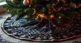 top modern christmas tree skirts