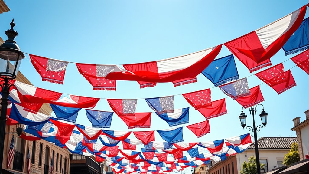 top patriotic bunting banners