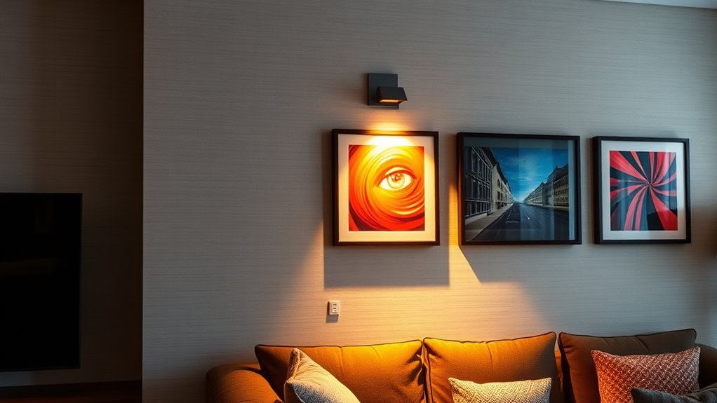 top picture lights for wall art