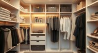transforming a cluttered closet