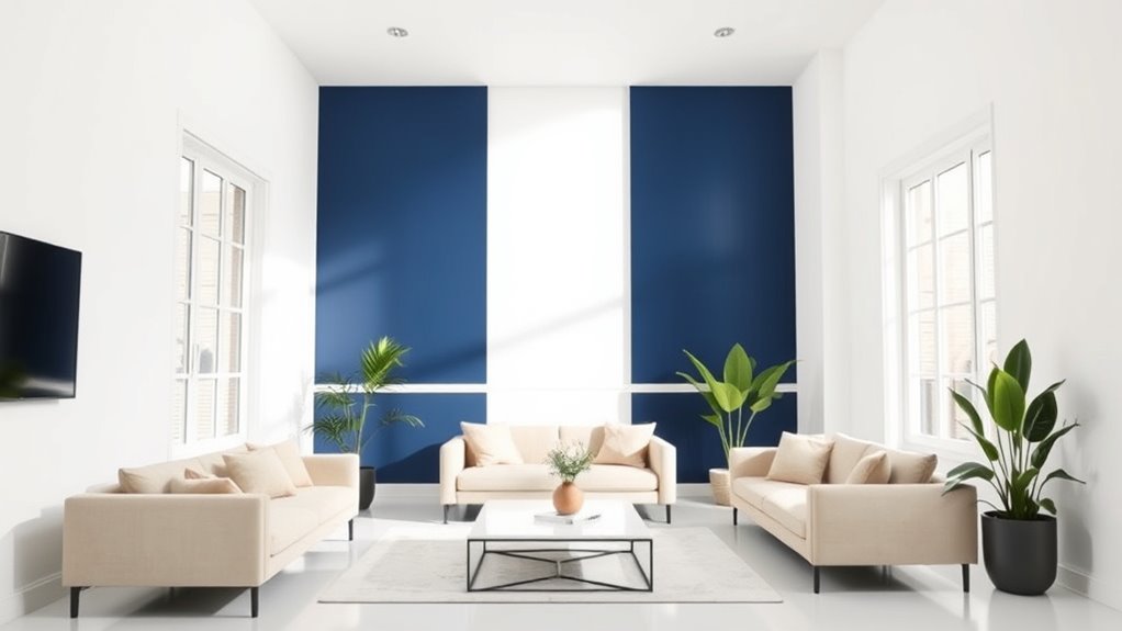 two tone color contrast