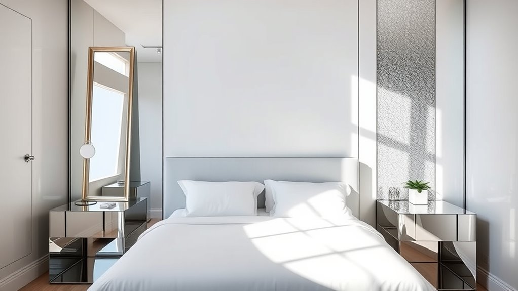 use mirrors to expand space