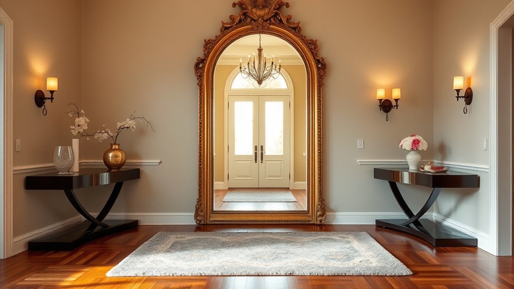 use mirrors to expand space