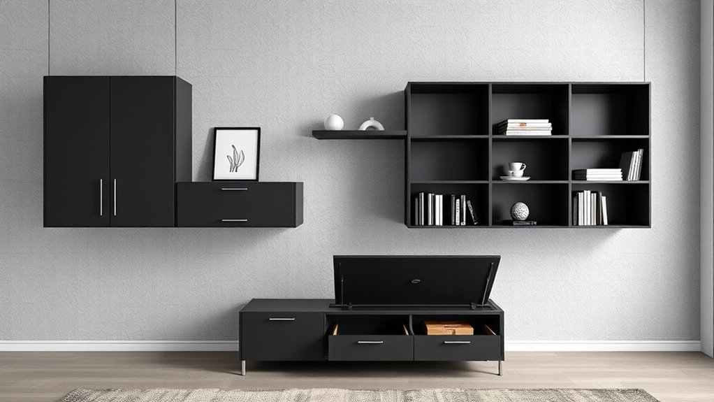 versatile wall storage solutions