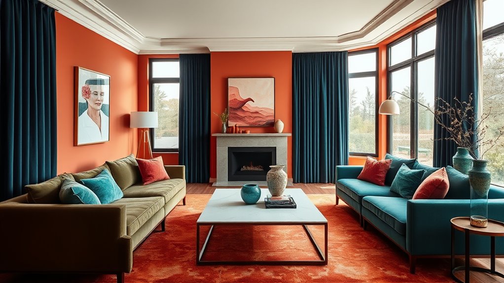 vibrant color coordination techniques