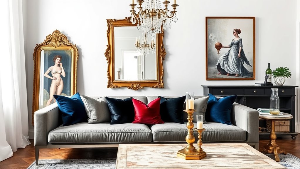 vintage inspired modern decor