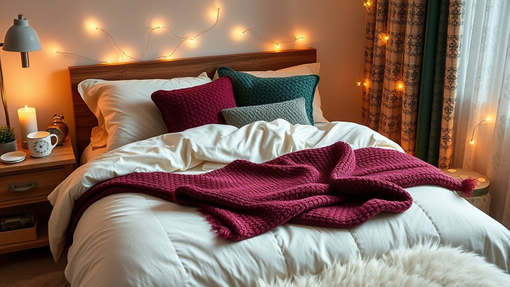 warm inviting bedroom decor