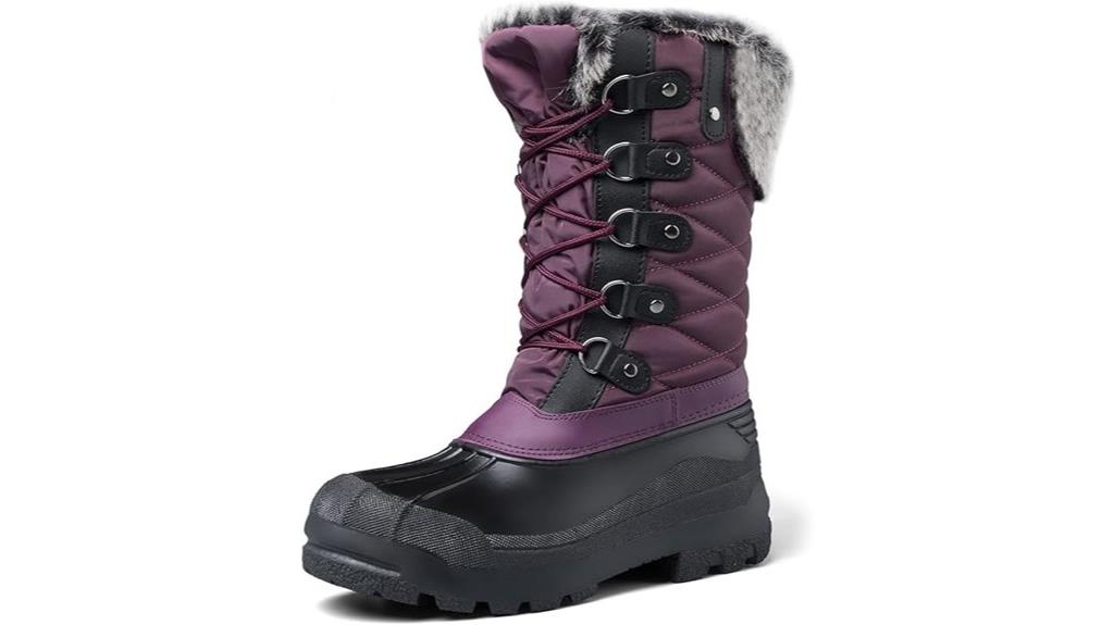warm waterproof snow boots
