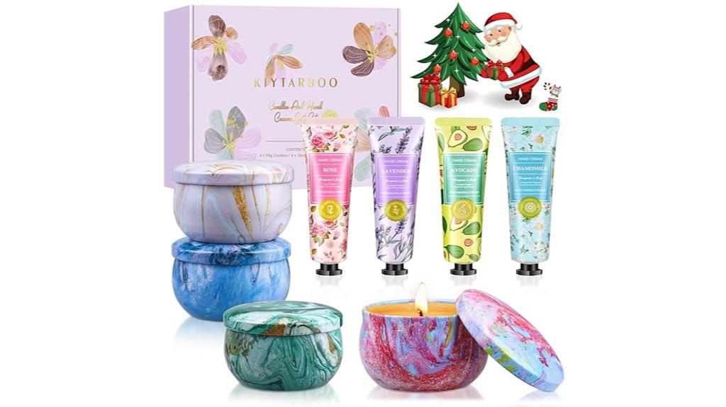 women s candle lotion gift