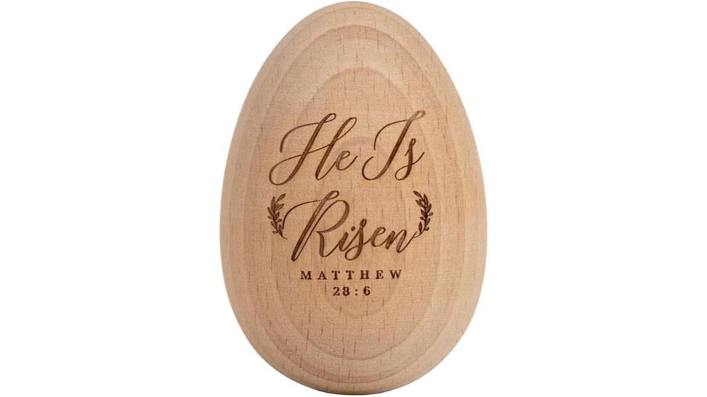 wooden easter resurrection eggs