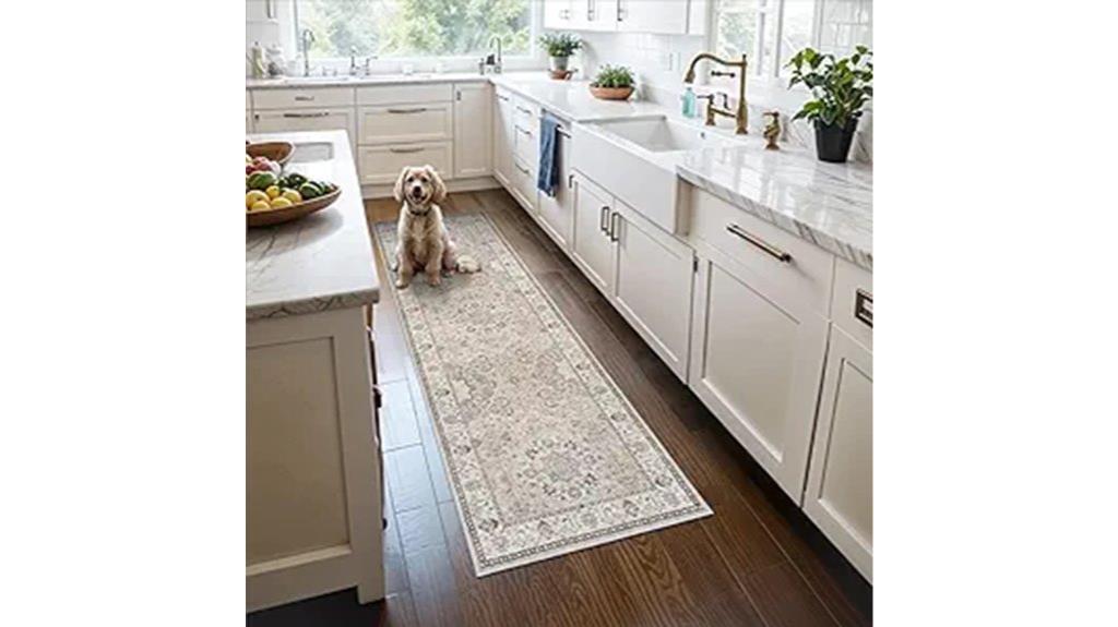 2x6 washable hallway rug