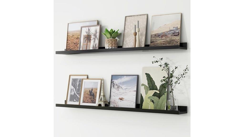 48 inch wall mounted shelves