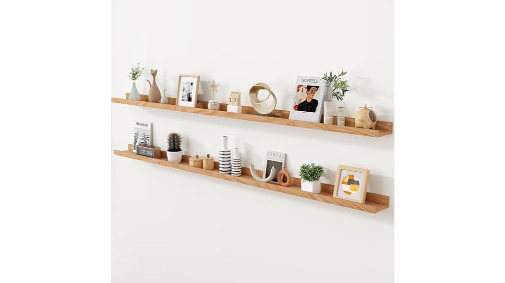 72 inch floating shelves