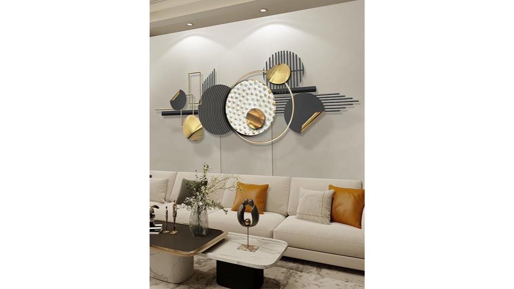 abstract geometric wall art