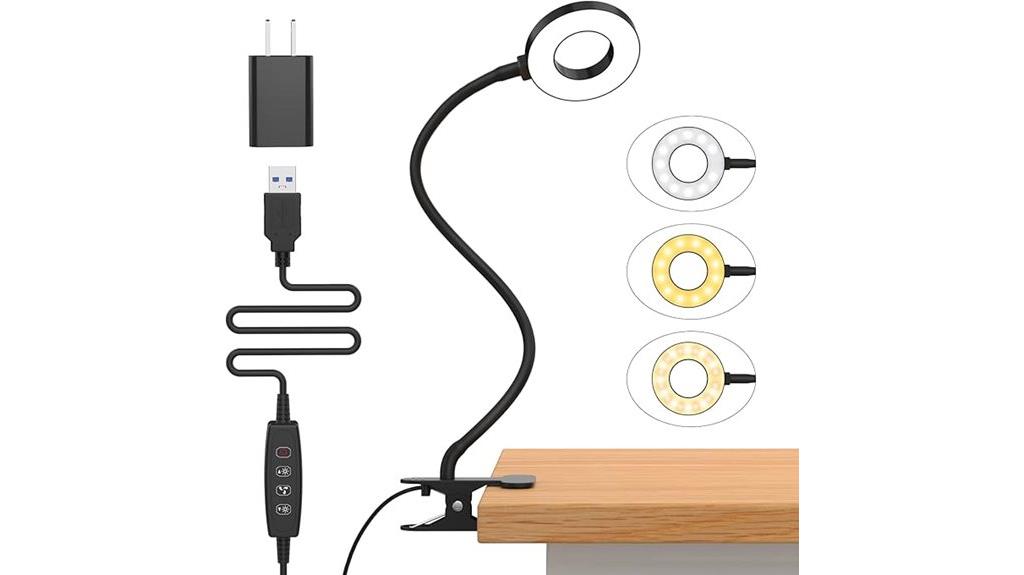 adjustable brightness and colors