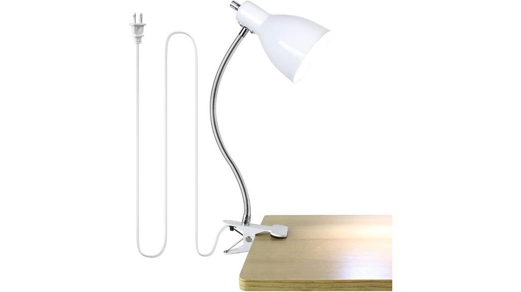adjustable clip on desk lamp