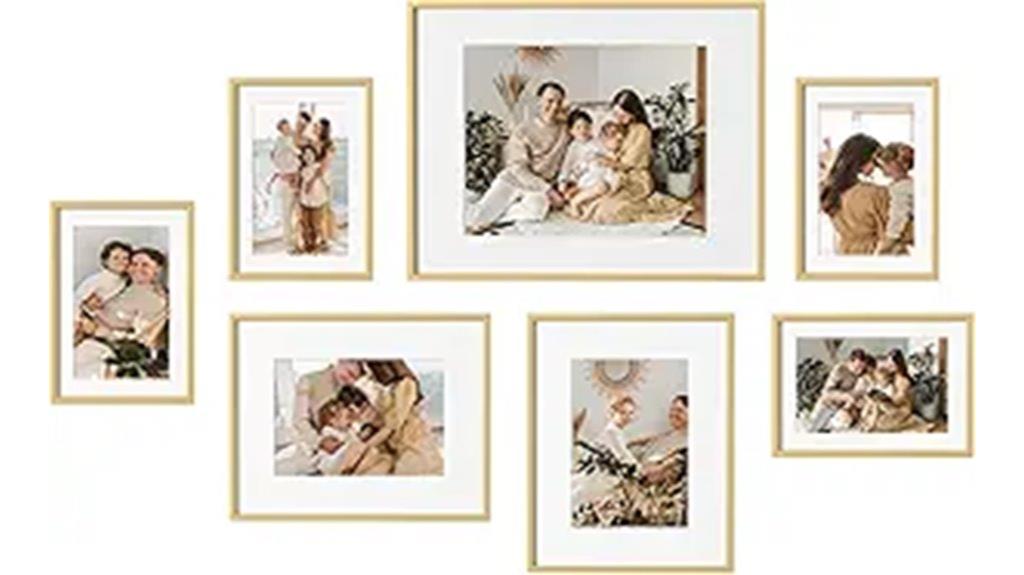 aluminum gallery frame set