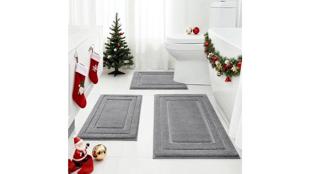 bathroom rug set