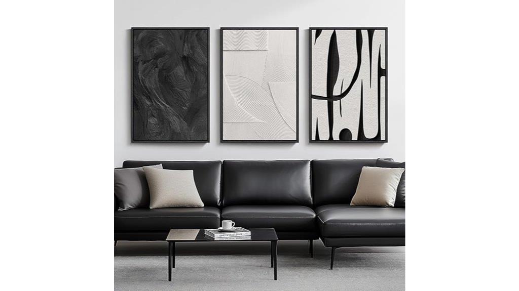 black white abstract art