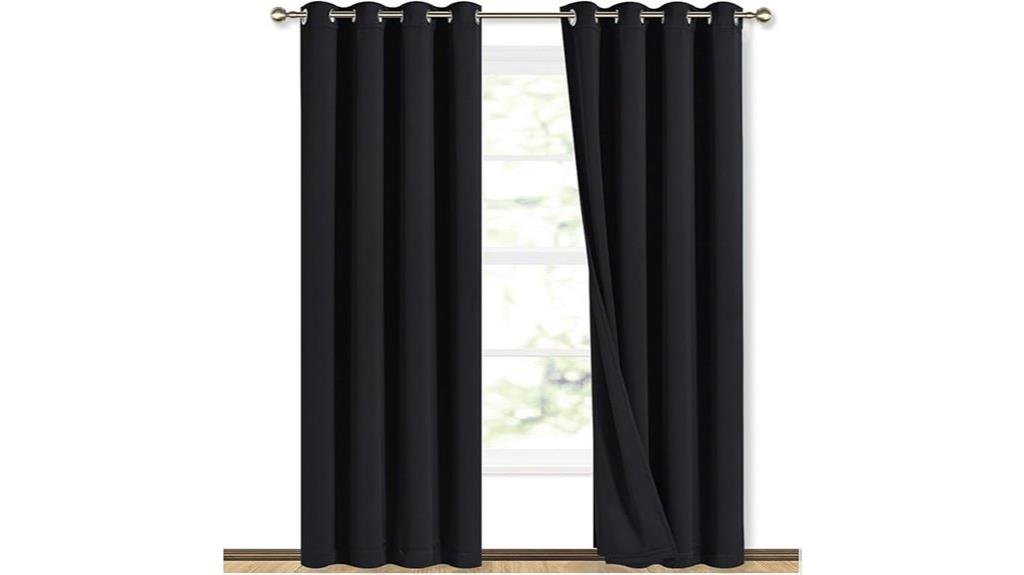 blackout curtains 84 inch set