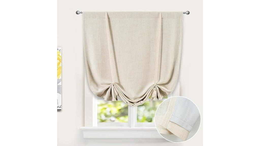 blackout roman shade for small windows