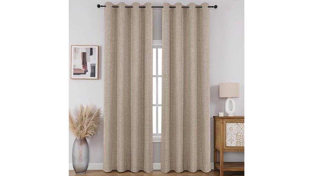blackout window curtains set