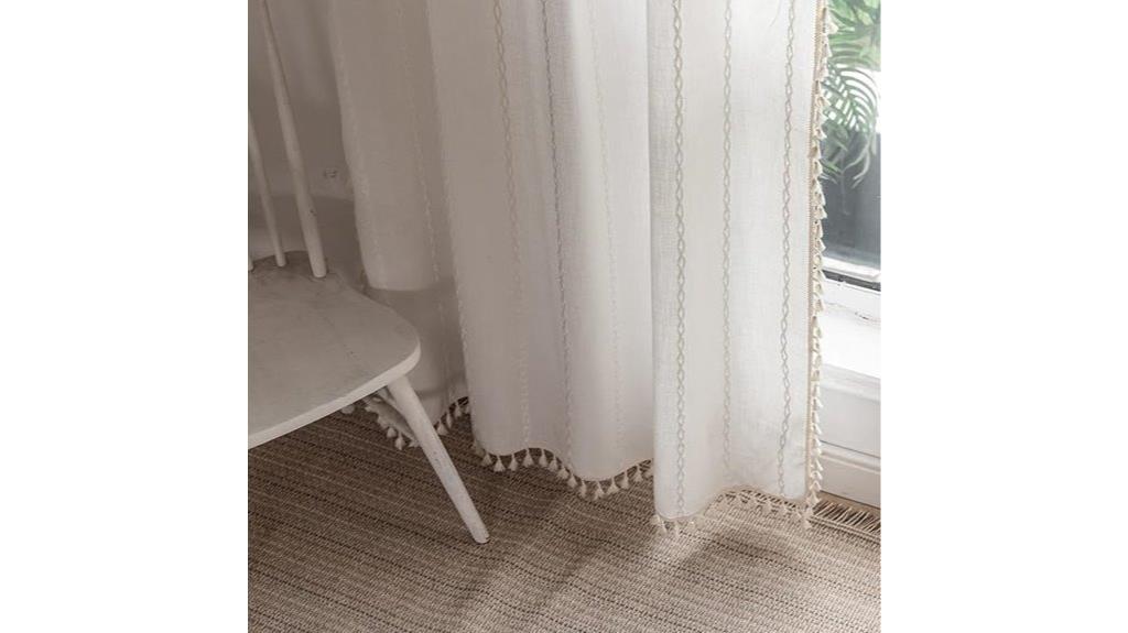 boho blackout curtain panels
