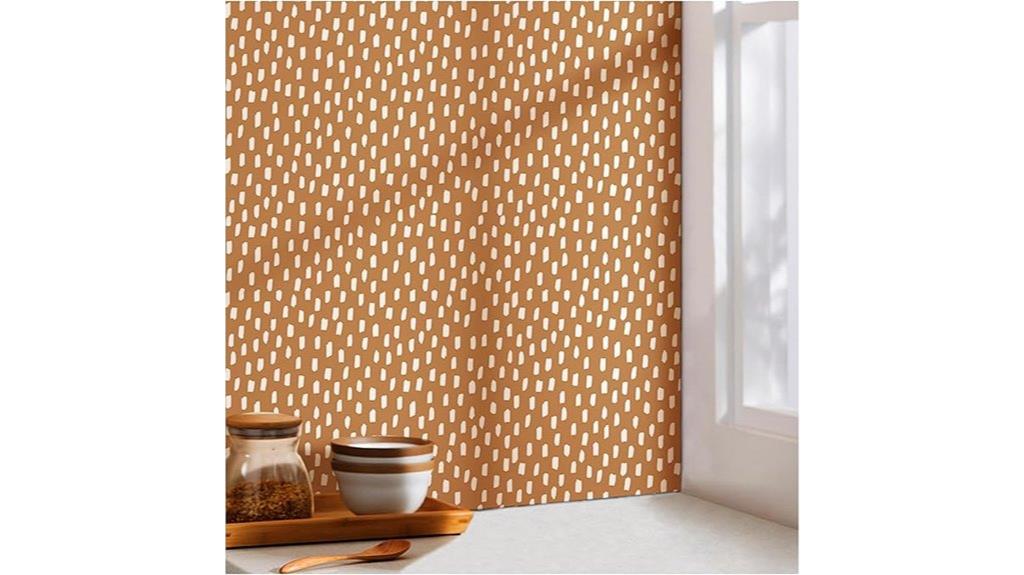 boho dots wallpaper stick