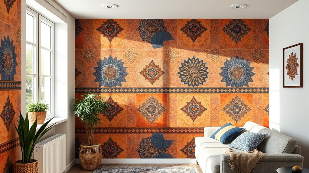 boho peel and stick wallpapers