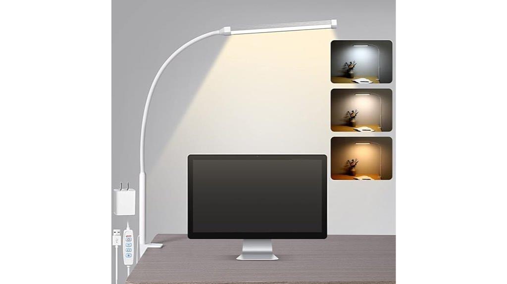 clamp on eye care lamp