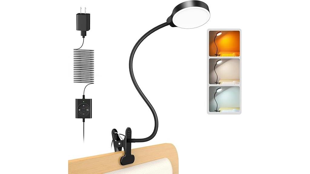 clip on led reading light