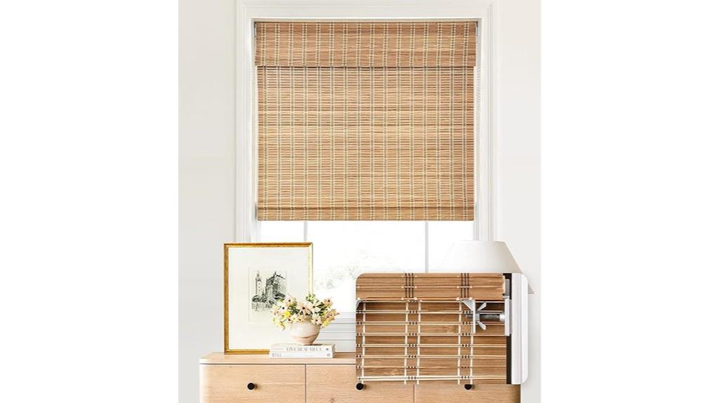 cordless bamboo window shades