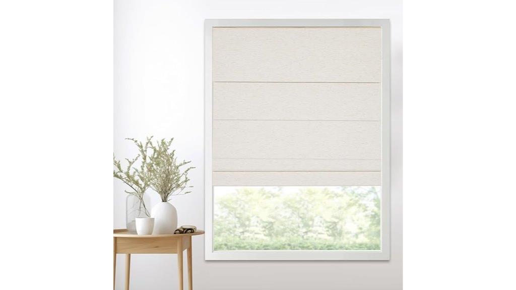 cordless roman window shades
