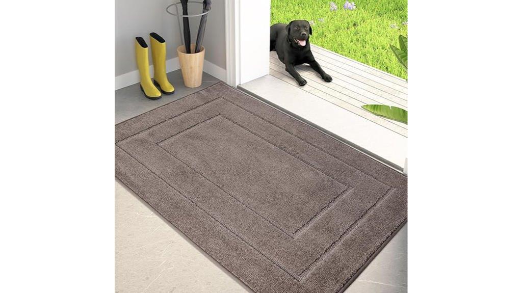 dirt trapping door mat